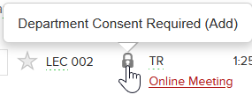 The padlock asset will reveal if "Department Consent Required (Add)"